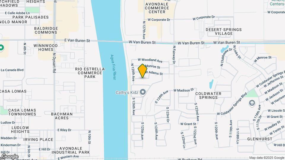 12525 W Washington St Map and Location Details