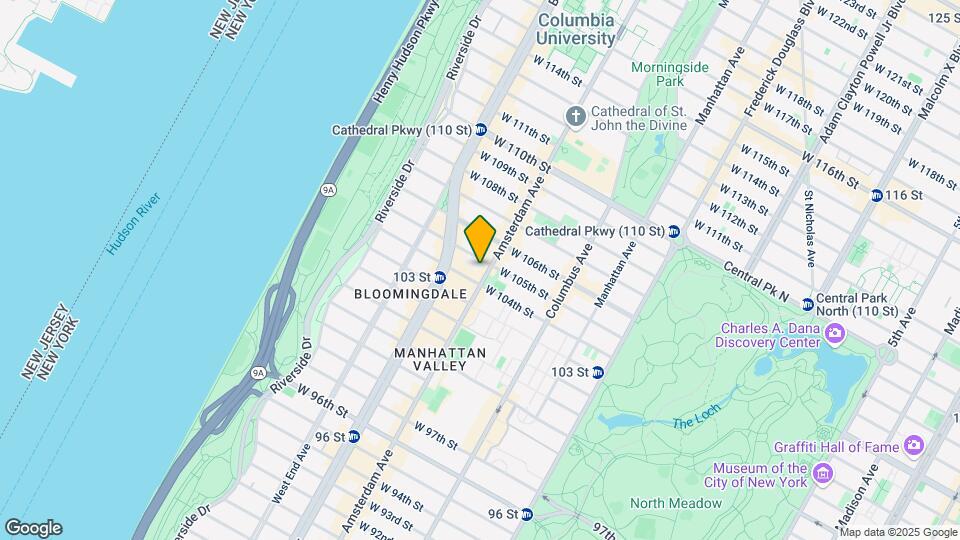 908 Amsterdam Ave Map and Location Details