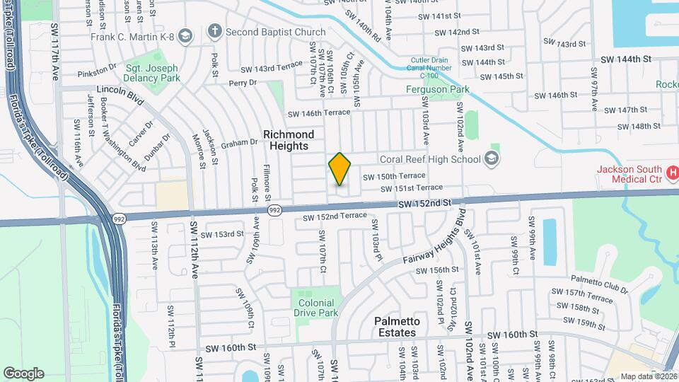 15121 SW 106th Ave Map and Location Details