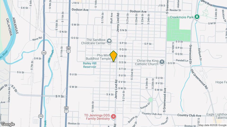 1914 S S St Mapa y Detalles de la Ubicación