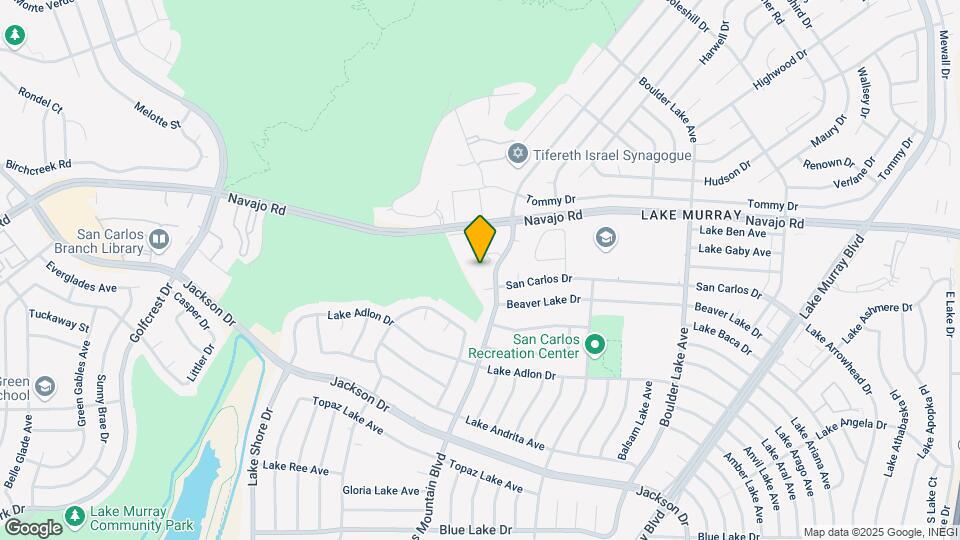 7858 Cowles Mountain Ct Mapa y Detalles de la Ubicación