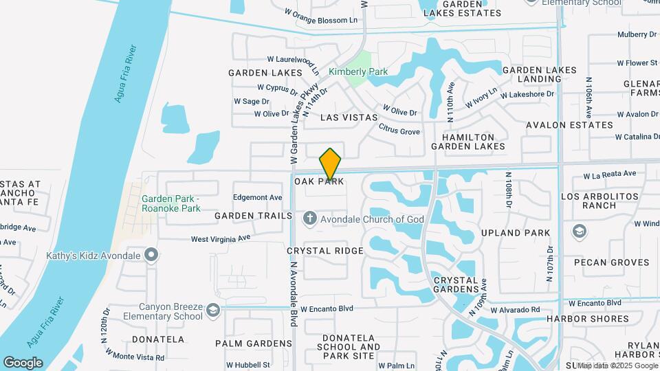 11423 W La Reata Ave Map and Location Details