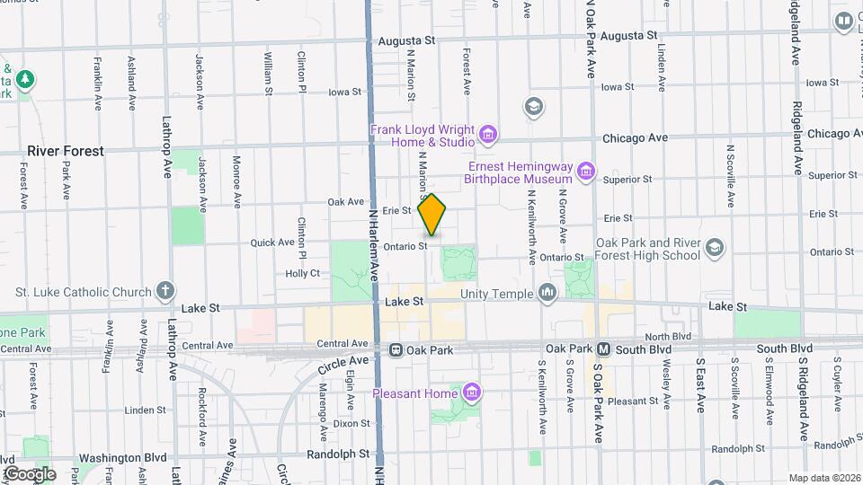 202 N Marion St Map and Location Details