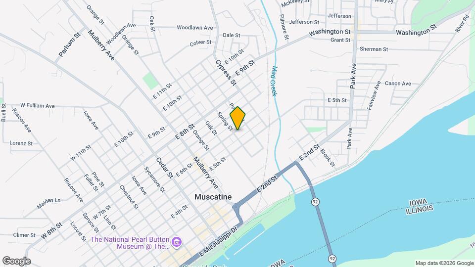 800 E 6th St, Unit A Map and Location Details