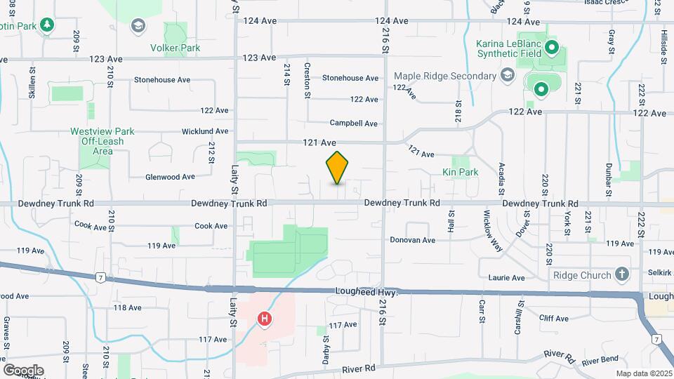 21491 Dewdney Trunk Rd Map and Location Details