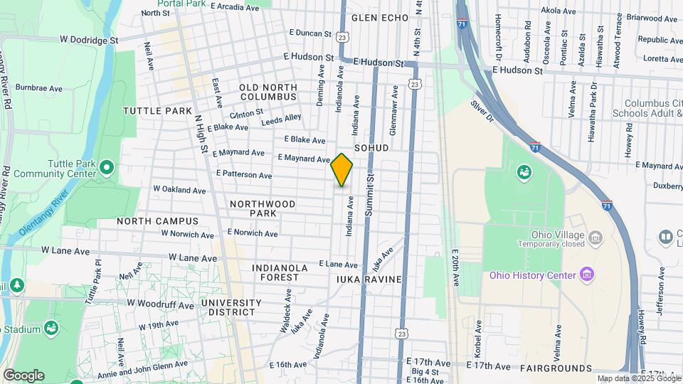 280 E Oakland Ave Map and Location Details