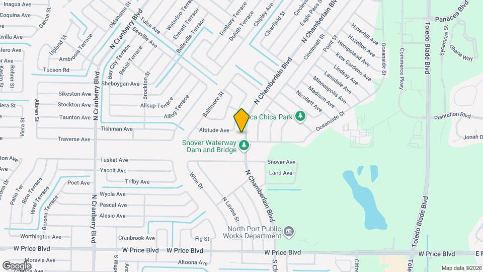 2067 N Chamberlain Blvd Map and Location Details