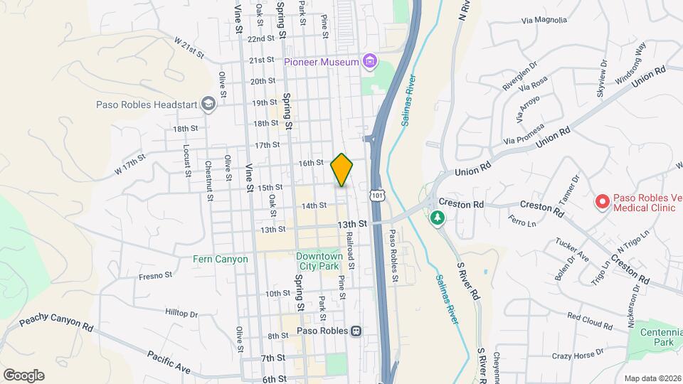 1430 Pine St Map and Location Details