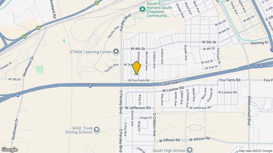 210 Stinson Ave Map and Location Details