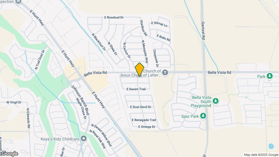 1109 E Silversmith Trail Map and Location Details