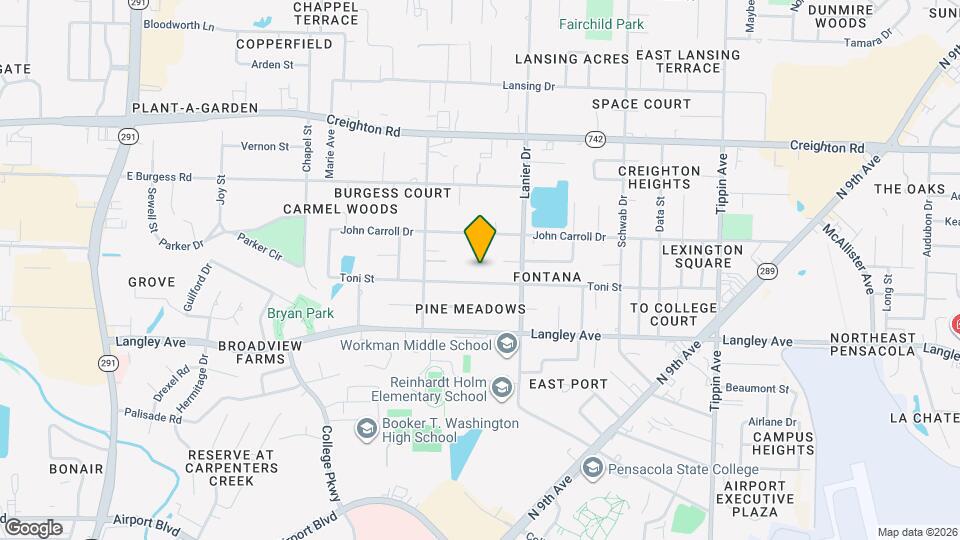 1608 Toni St Map and Location Details