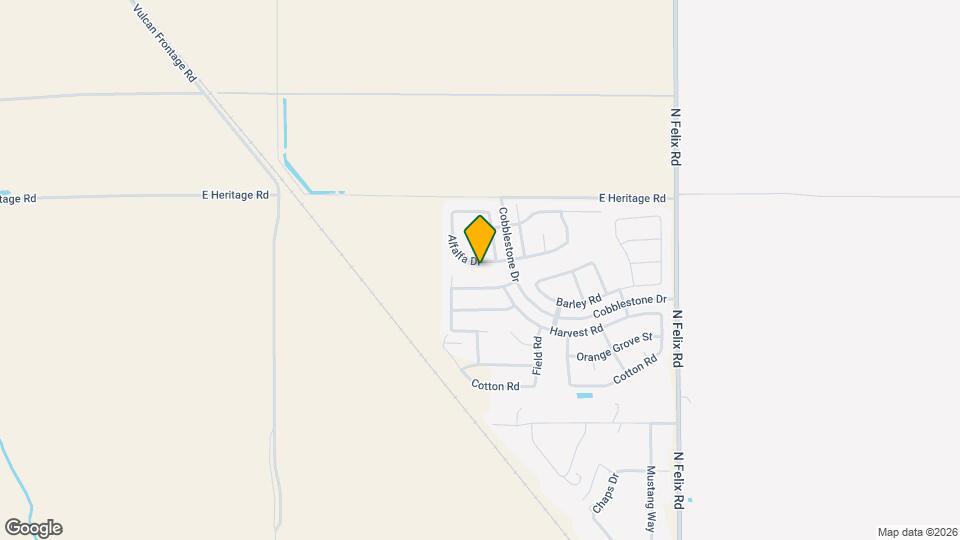 9407 E Alfalfa Dr Mapa y Detalles de la Ubicación