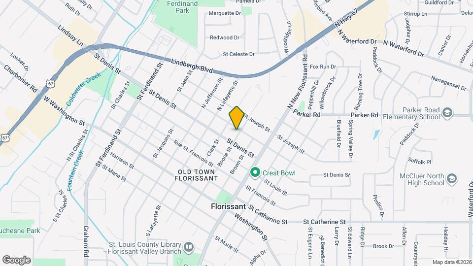 865 Boone St Map and Location Details