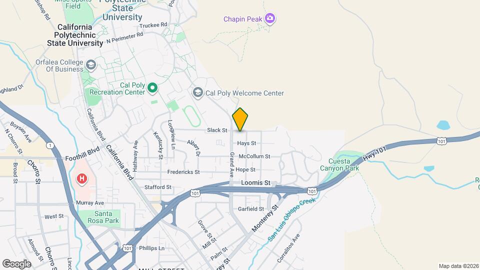 1841 Slack St Map and Location Details