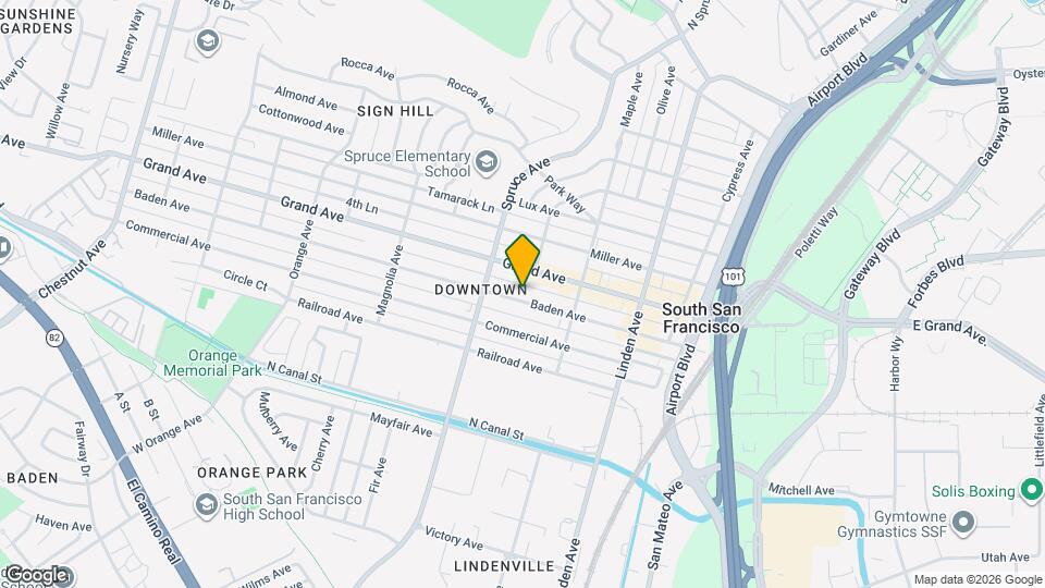 444 Baden Ave Map and Location Details