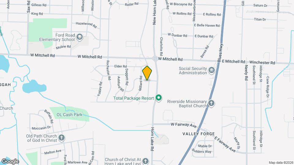 3515 W Horn Lake Rd Map and Location Details