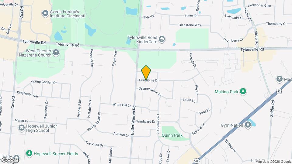 1387 Firethorne Dr Map and Location Details