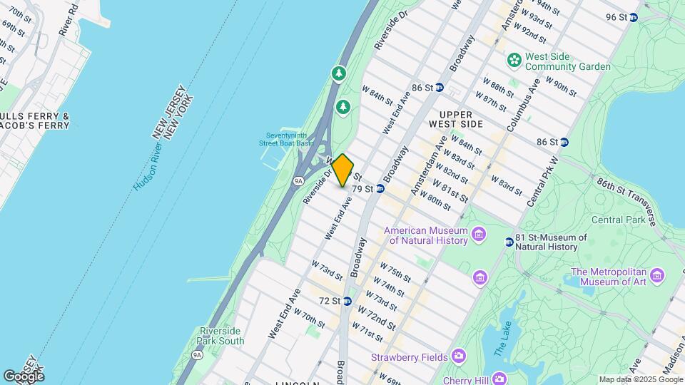 302 W 78th St Mapa y Detalles de la Ubicación
