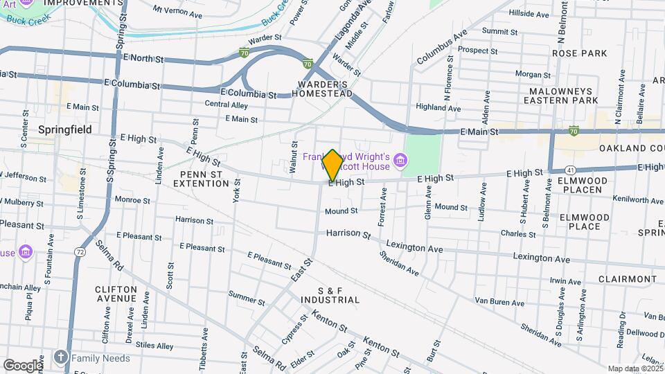 1067 E High St Mapa y Detalles de la Ubicación