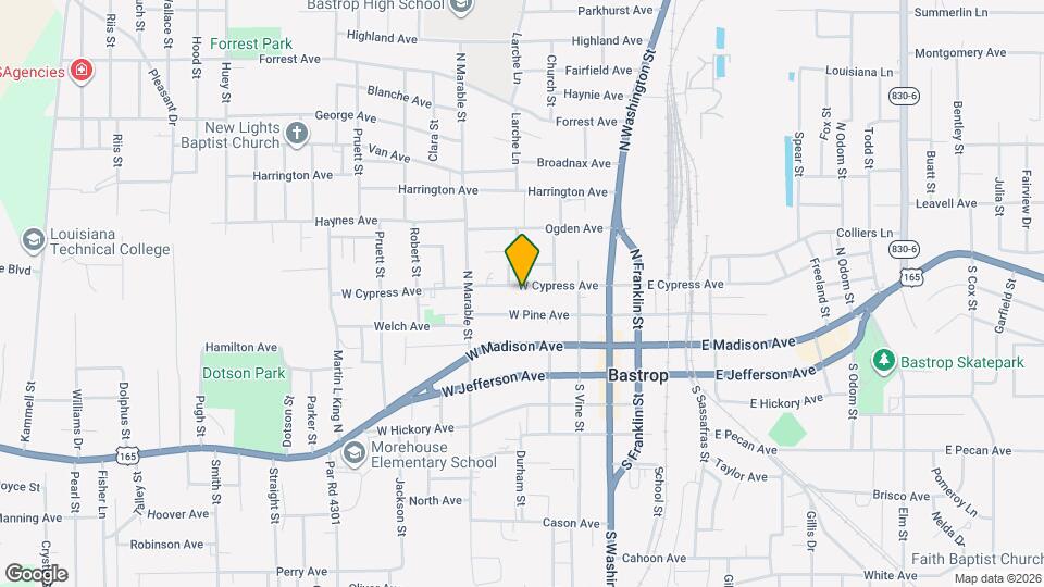333 W Cypress Ave Map and Location Details