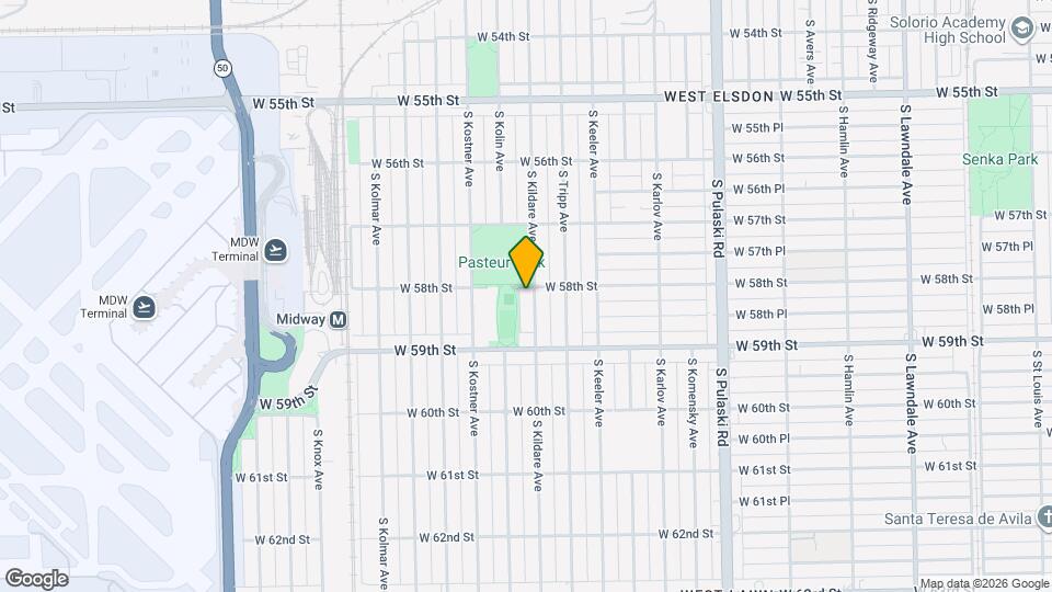 5804 S Kildare Ave Map and Location Details