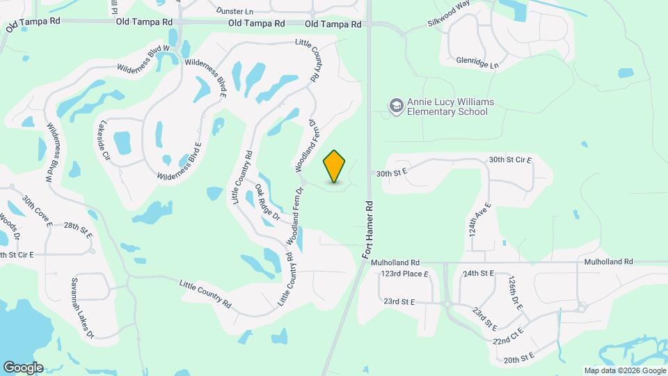 12112 Maple Ridge Drive Parrish FL Mapa y Detalles de la Ubicación