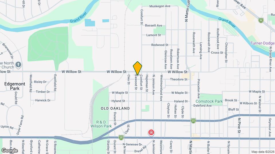 1204 Cawood St Map and Location Details