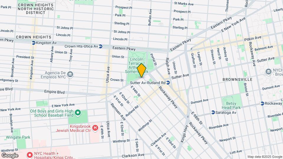 1090 E New York Ave Map and Location Details