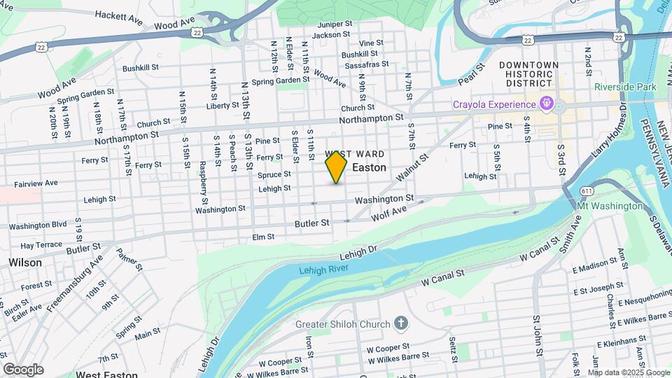 1018 Lehigh St Map and Location Details