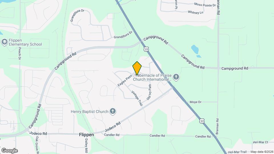 915 Castlerock Way Map and Location Details