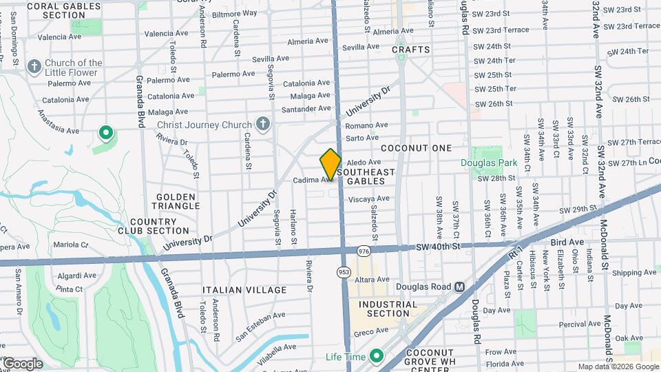 411 Alesio Ave Map and Location Details