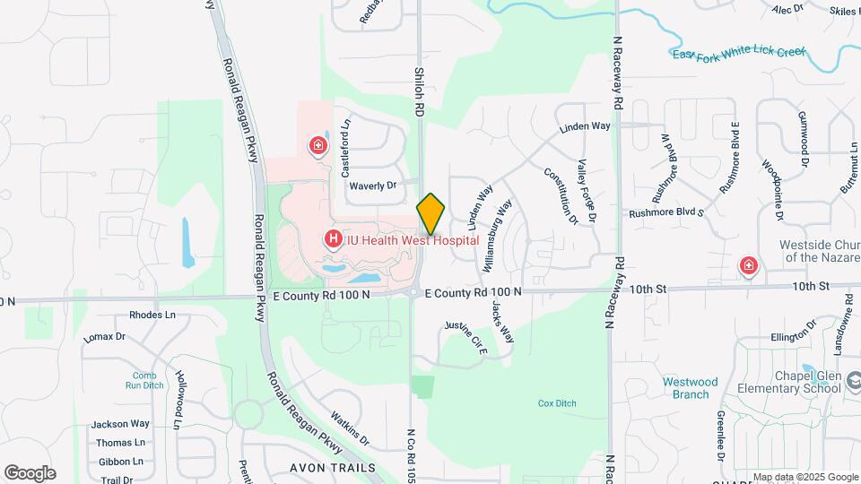 1135 N Co Rd 1050 E Map and Location Details