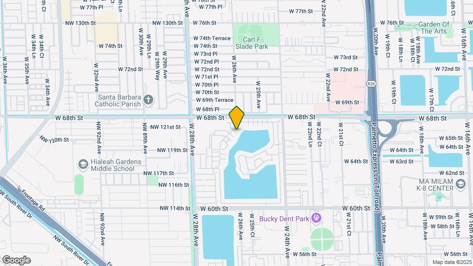 6685 W 26th Ct Map and Location Details