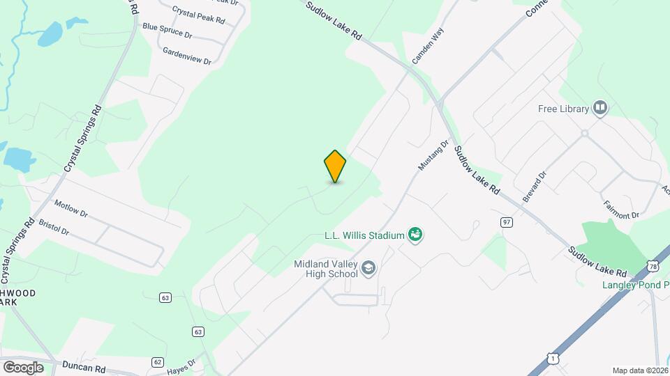 421 Midland Pnes Dr Map and Location Details