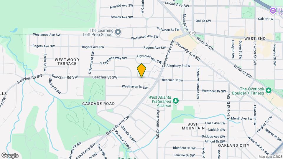 1594 Beecher St SW Map and Location Details