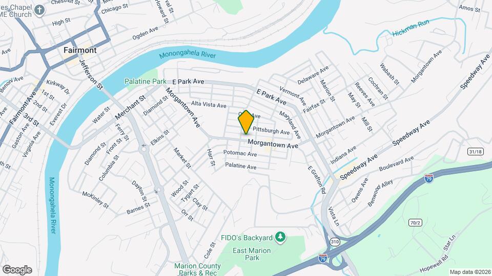 604 Morgantown Ave, Unit #1 Mapa y Detalles de la Ubicación