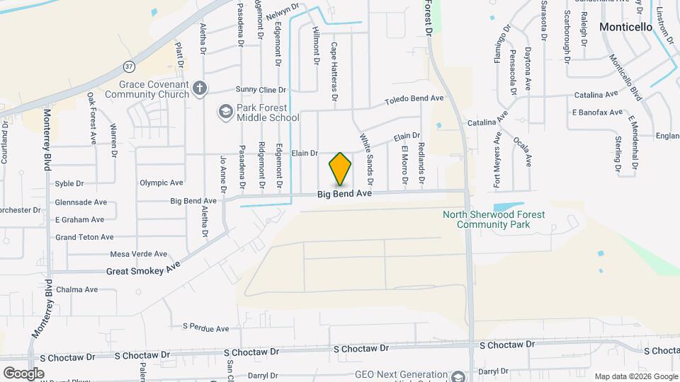 3402 Pioneer Dr Map and Location Details