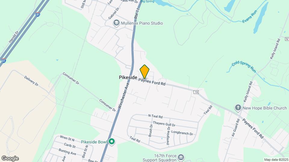 110 Paynes Ford Rd Map and Location Details