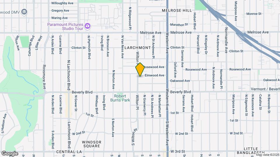 4852 Elmwood Ave Map and Location Details