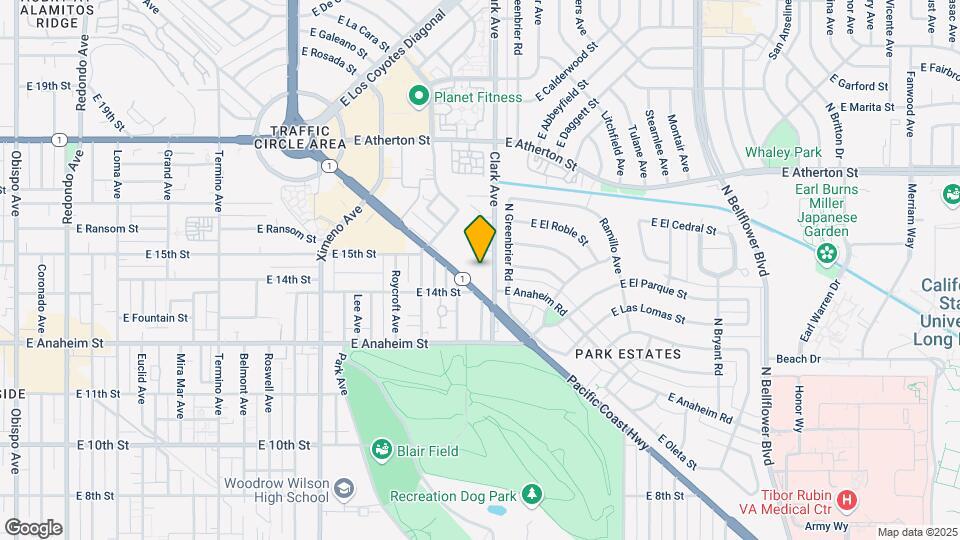 Pacific View Apartment Homes Map and Location Details