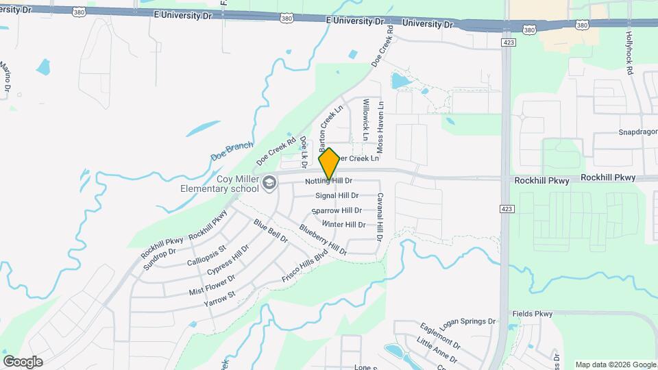 14016 Notting Hill Dr Map and Location Details