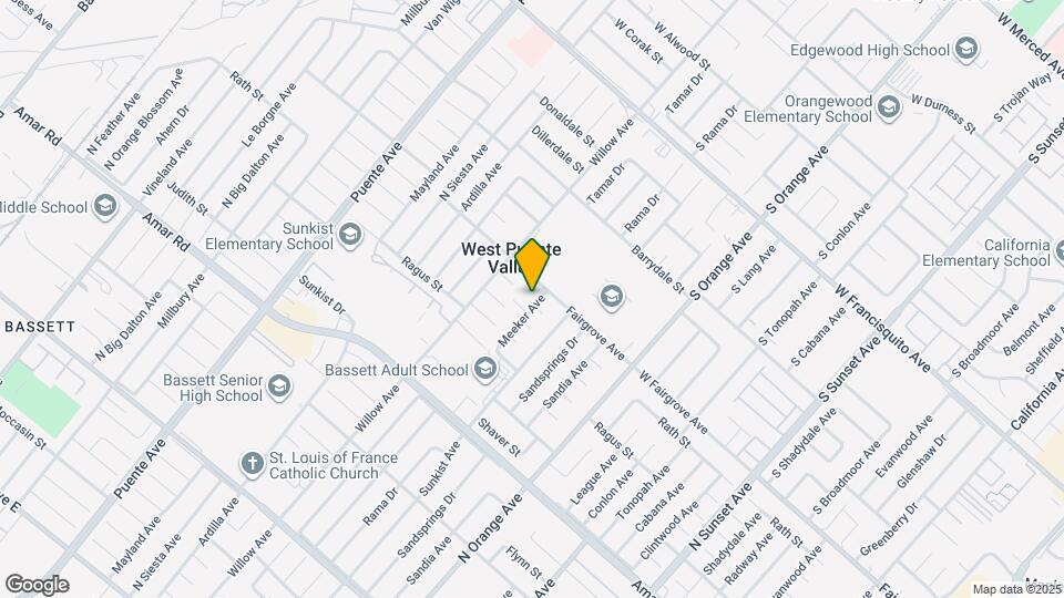 1117 Meeker Ave, Unit Meeker ADU Map and Location Details