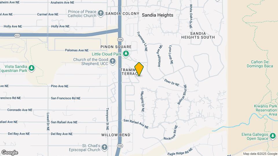 1849 Tramway Terrace Loop NE Map and Location Details