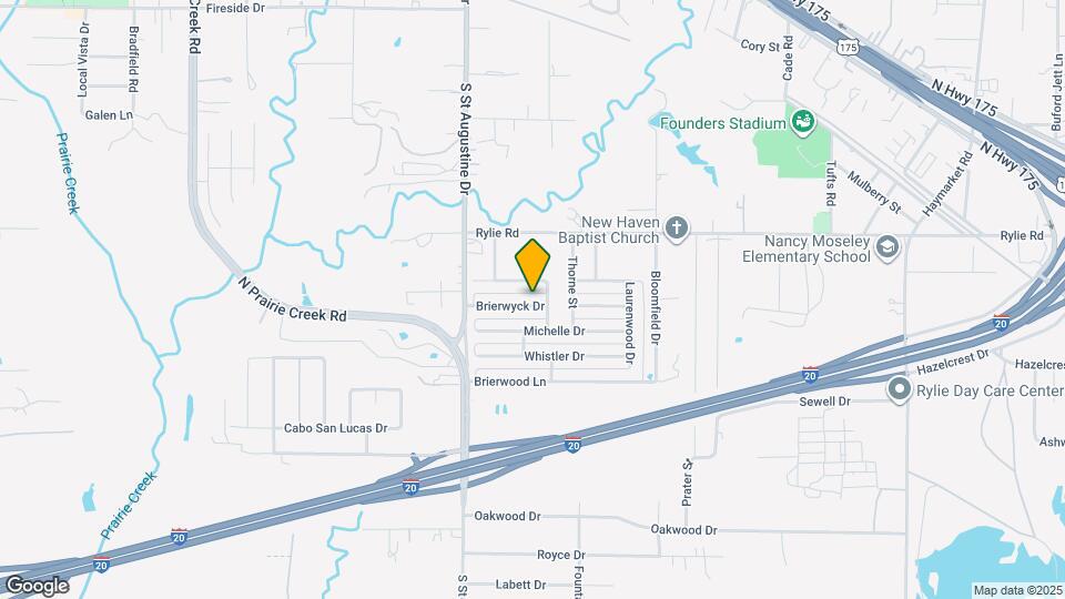 9711 Brierwyck Dr Map and Location Details