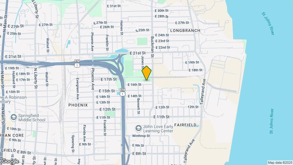 1617 E 16th St Map and Location Details