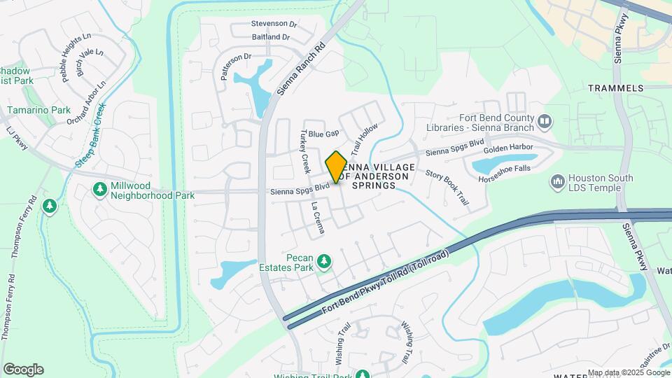 5843 Sonoma Ridge Map and Location Details