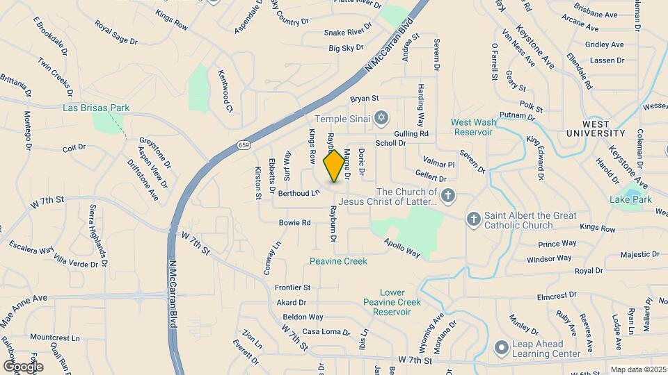 1340 Rayburn Dr Map and Location Details
