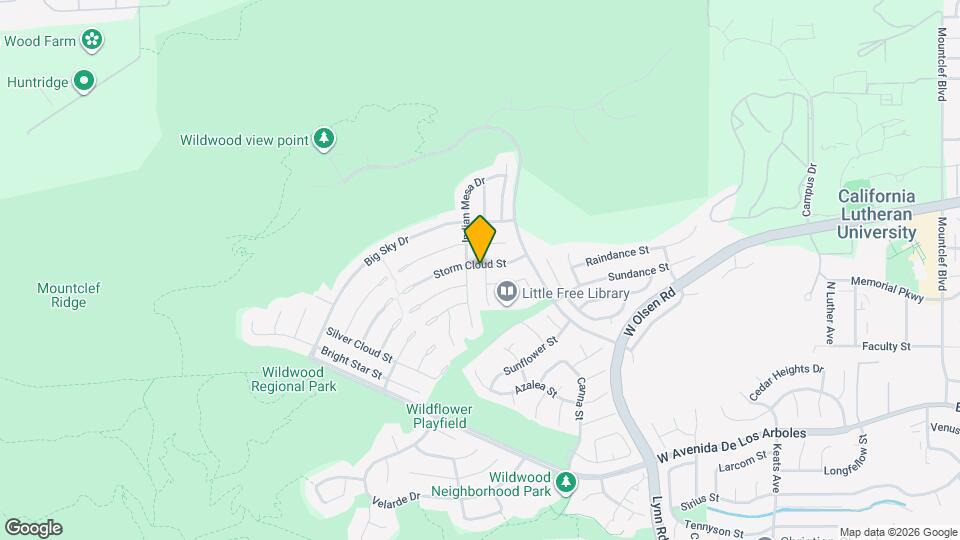 3225 Hidden Creek Ave Map and Location Details