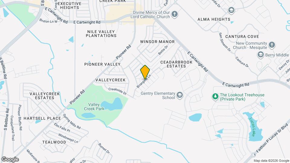 1038 Fairview Ct Mapa y Detalles de la Ubicación