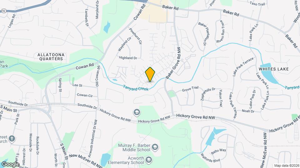 408 Windcroft Cir NW Mapa y Detalles de la Ubicación